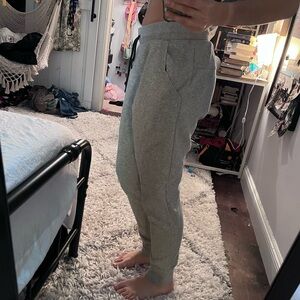 Gray sweatpants